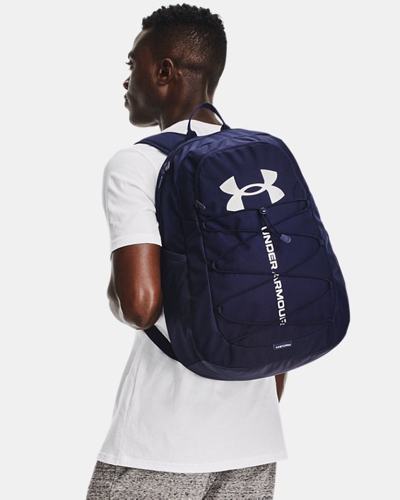 UA Hustle Sport Backpack, Navy, pdpMainDesktop image number 5